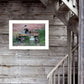 Milk Wagon 2 White Framed Print Wall Art