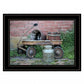 Milk Wagon 2 White Framed Print Wall Art