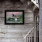 Milk Wagon 2 White Framed Print Wall Art