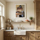 The Kitchen Sink 3 Black Framed Print Kitchen Wall Art