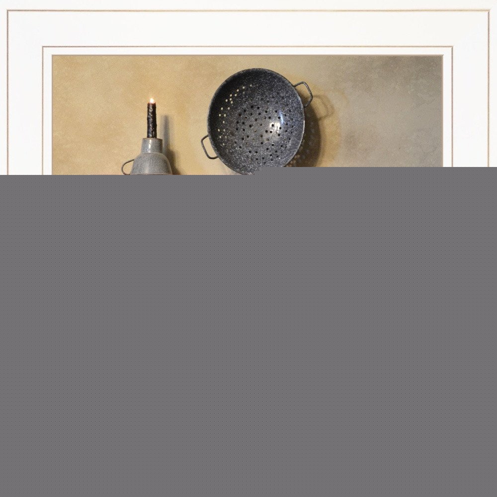 The Kitchen Sink 2 White Framed Print Kitchen Wall Art