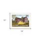 Farm Life 2 White Framed Print Wall Art