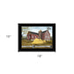 Farm Life 3 Black Framed Print Wall Art