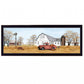 Autumn on the Farm Black Framed Print Wall Art