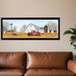 Autumn on the Farm Black Framed Print Wall Art