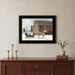 Dashing Through The Snow 2 Black Framed Print Wall Art