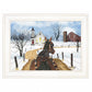 Sleigh Bells Ring 2 White Framed Print Wall Art