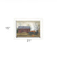 Pumpkin Wagon 2 White Framed Print Wall Art