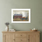 Pumpkin Wagon 2 White Framed Print Wall Art