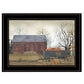 Pumpkin Wagon 3 Black Framed Print Wall Art