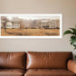 Peaceful Homestead 1 White Framed Print Wall Art