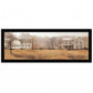 Peaceful Homestead 1 White Framed Print Wall Art