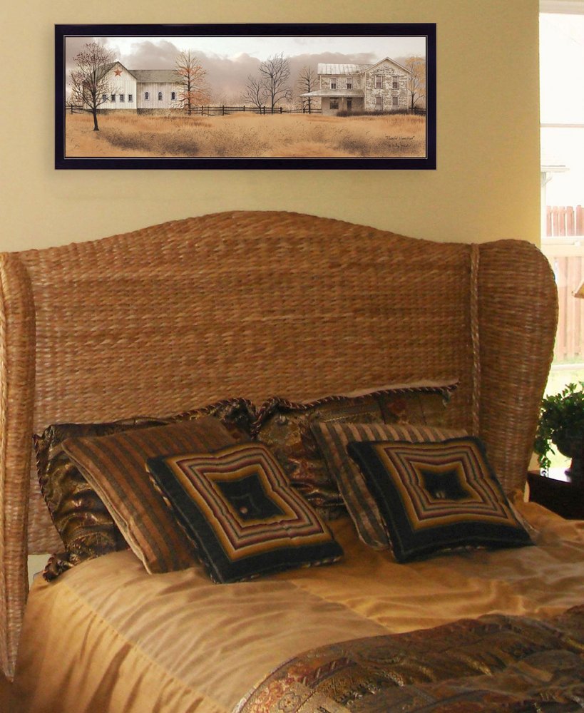 Peaceful Homestead 3 Black Framed Print Wall Art