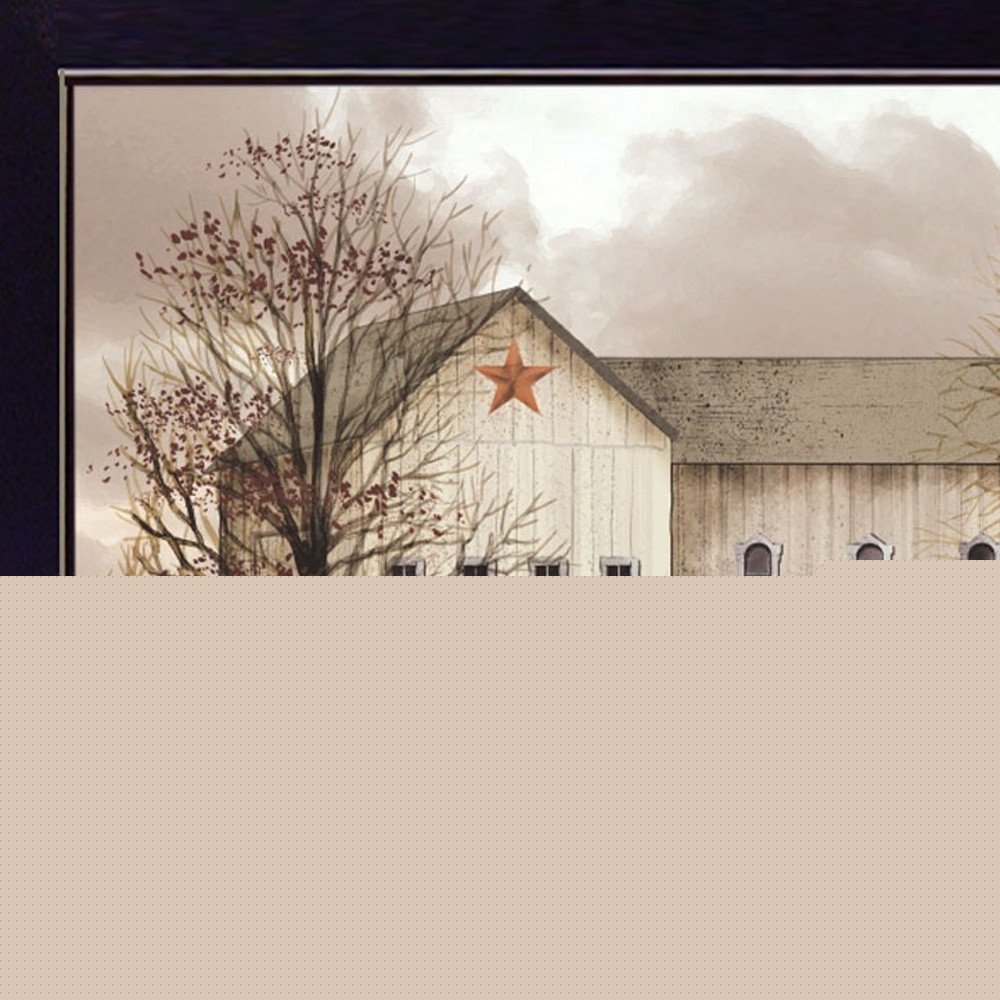 Peaceful Homestead 3 Black Framed Print Wall Art
