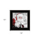 Santas Little Friends 4 Black Framed Print Wall Art