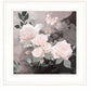 Noir Roses 1 White Framed Print Wall Art