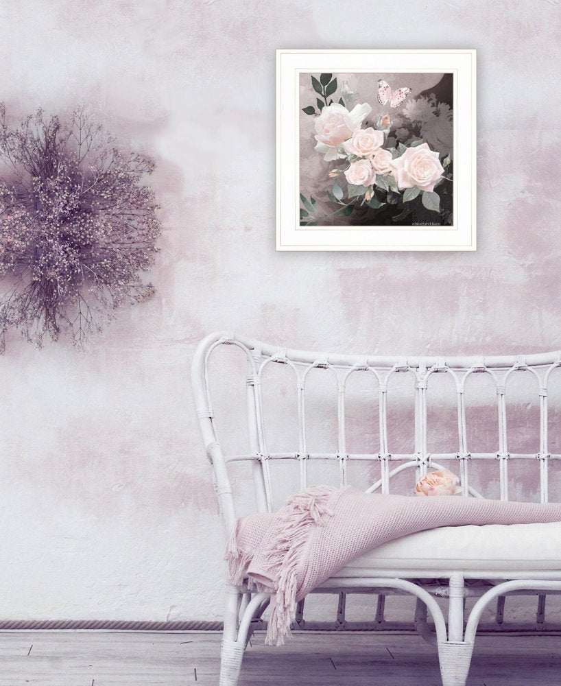 Noir Roses 1 [4] Black Framed Print Wall Art