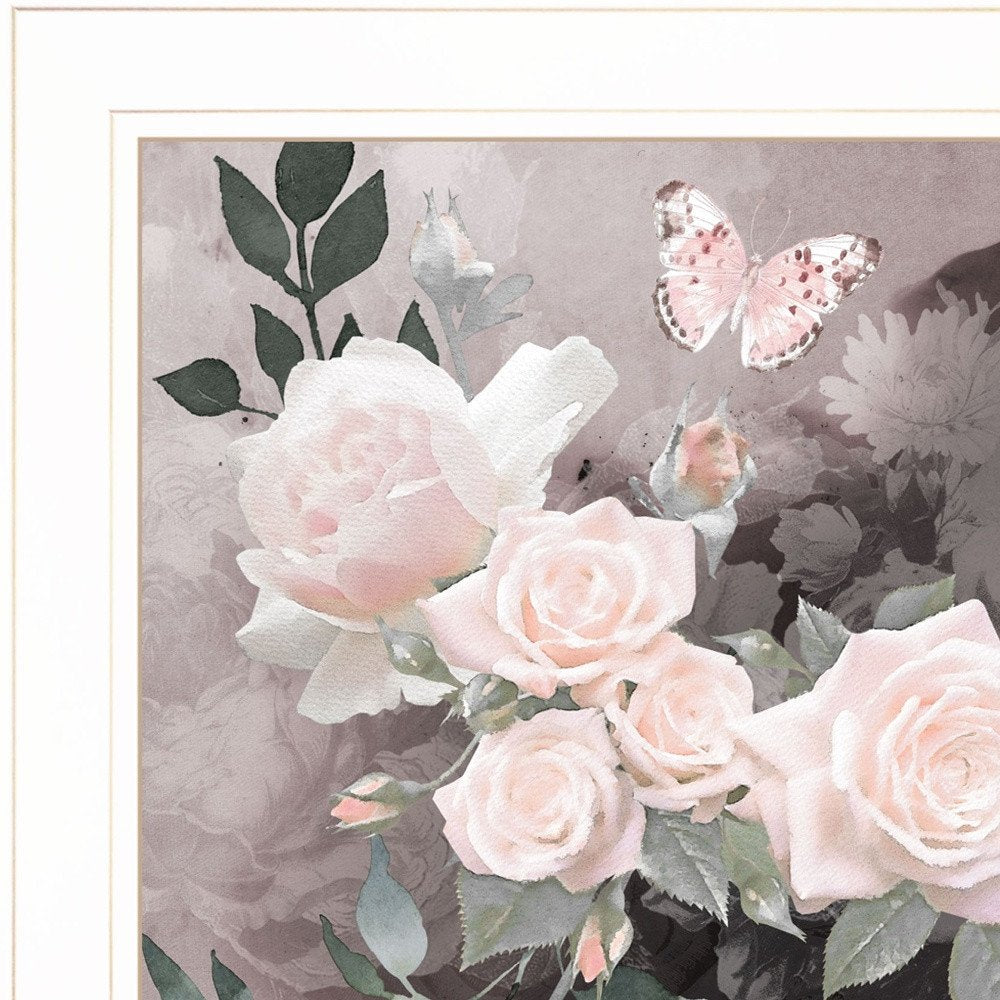 Noir Roses 1 [4] Black Framed Print Wall Art