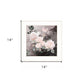 Noir Roses 1 White Framed Print Wall Art