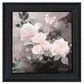 Noir Roses 1 White Framed Print Wall Art