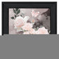 Noir Roses 1 White Framed Print Wall Art