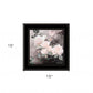 Noir Roses 1 White Framed Print Wall Art