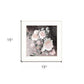 Noir Roses IV 3 White Framed Print Wall Art