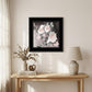 Noir Roses IV 3 White Framed Print Wall Art