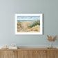Footprint 1 White Framed Print Wall Art