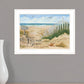 Footprint 2 White Framed Print Wall Art
