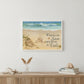 Sand Castle 1 White Framed Print Wall Art