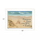 Sand Castle 2 White Framed Print Wall Art