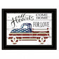 All Hearts Come Home for Love Truck 3 Black Framed Print Wall Art