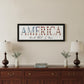 America Land that I Love 2 Black Framed Print Wall Art
