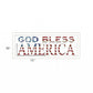 God Bless America 5 White Framed Print Wall Art