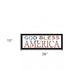 God Bless America 6 Black Framed Print Wall Art