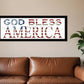 God Bless America 6 Black Framed Print Wall Art
