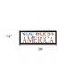 God Bless America 6 Black Framed Print Wall Art