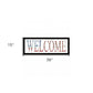 Patriotic Welcome 2 Black Framed Print Wall Art