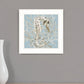 Coral Seahorse I 2 White Framed Print Wall Art