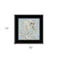 Coral Seahorse I 3 Black Framed Print Wall Art