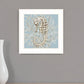 Coral Seahorse II 2 White Framed Print Wall Art
