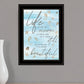 Life is Like 2 White Framed Print Wall Art