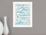 You Can Never 2 White Framed Print Wall Art