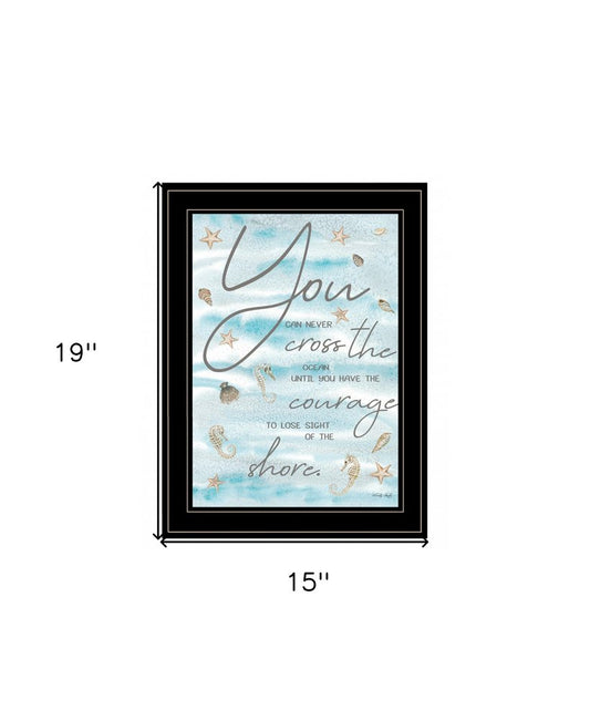 You Can Never 3 Black Framed Print Wall Art