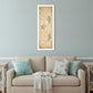 Close Your Eyes 2 White Framed Print Wall Art