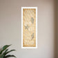 Close Your Eyes 2 White Framed Print Wall Art