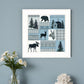 Cabin in the Woods 2 White Framed Print Wall Art