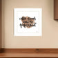 Coffee and Friends 2 White Framed Print Wall Art