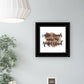 Coffee and Friends 2 White Framed Print Wall Art